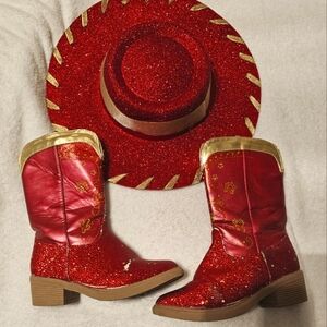 Jessie toy story sparkly hat and boots